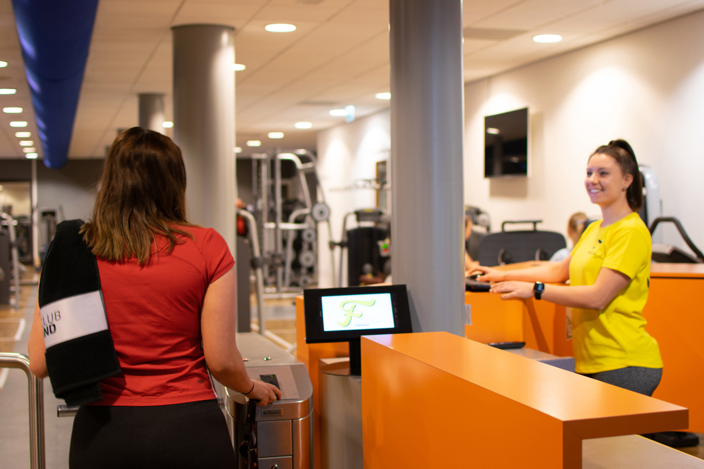 Fitnessclub Orange Inchecken