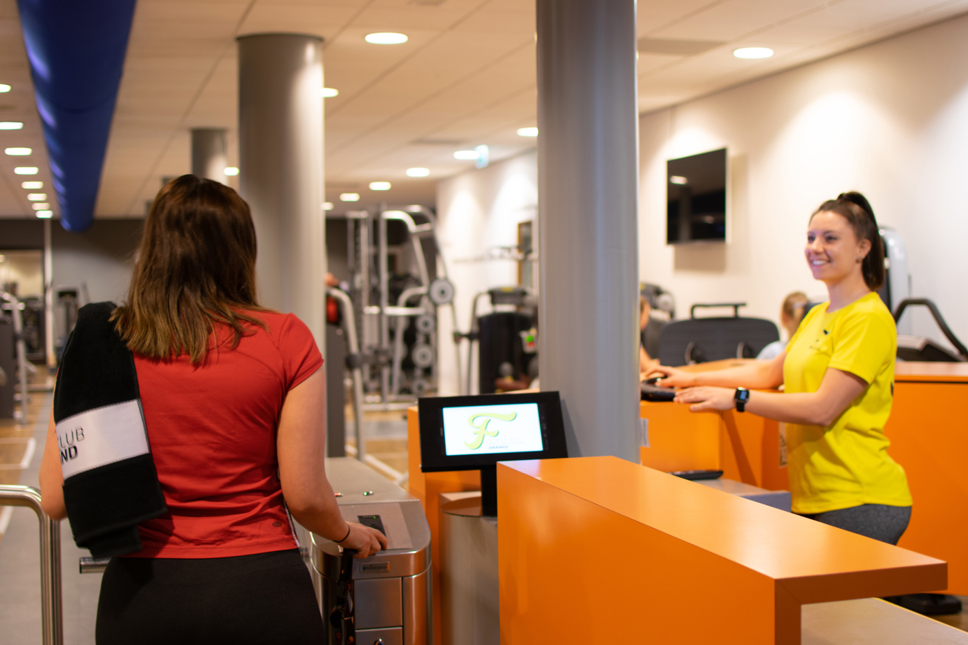 Fitnessclub Orange Inchecken